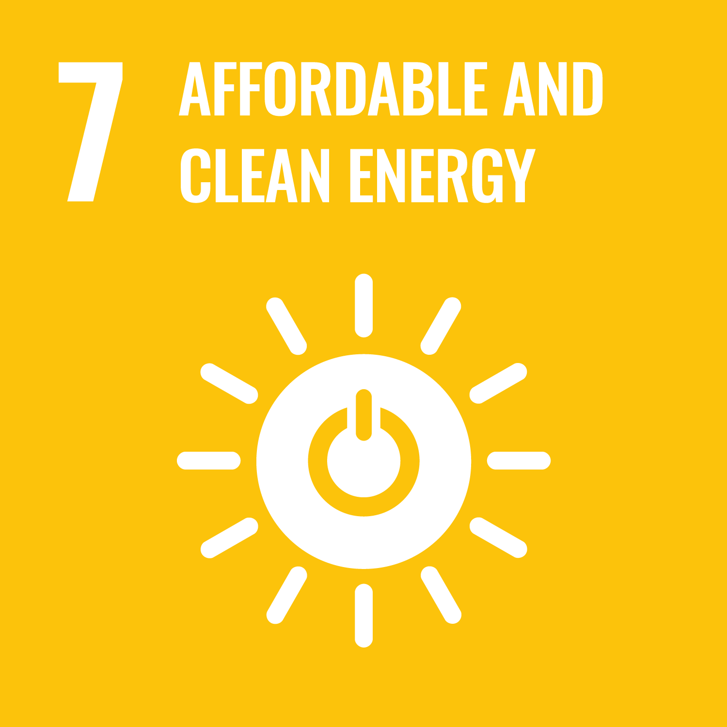 Affordable and clean energy - Goal 7